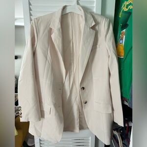Women's Cream Blazer